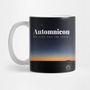 Automnicon. We Even Own the Stars. Mug